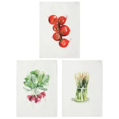 Fabrique de Styles Torchons, Tabliers Et Maniques>3 torchons marche s en coton Blanc