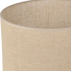 Fabrique de Styles Abat-jour>Abat jour en coton et lin h24cm - Ter-Bohem Beige
