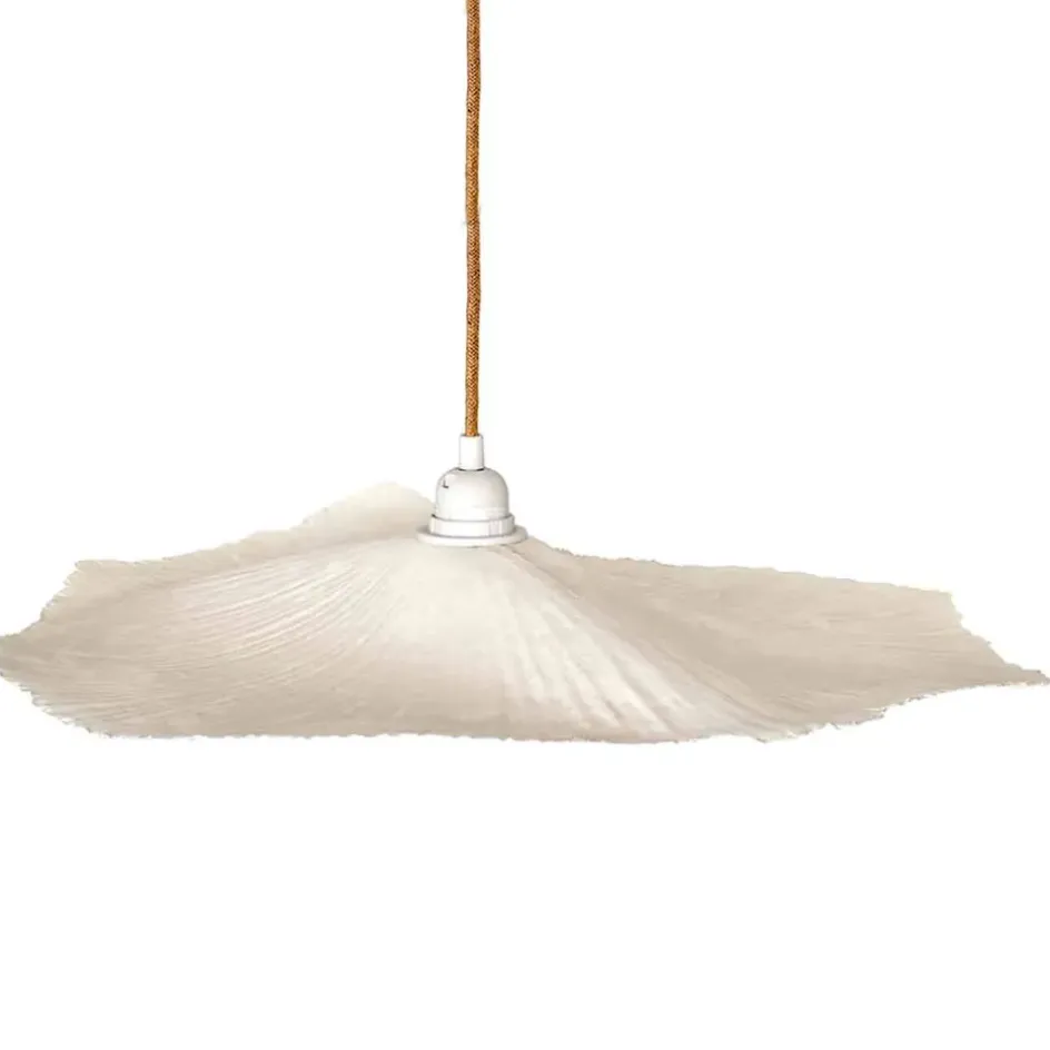 Fabrique de Styles Suspensions>Abat-jour blanc beige d60cm - Louise Naturel
