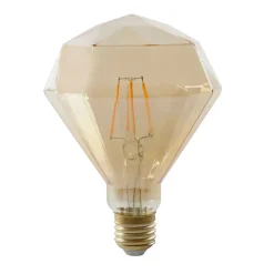 Fabrique de Styles Ampoules Et Cordons Électriques>Ampoule fil e diamant Ambre