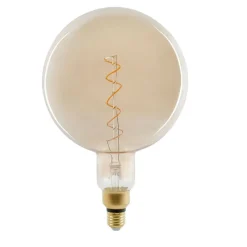 Fabrique de Styles Ampoules Et Cordons Électriques>ampoule spiral globexxl e Ambre