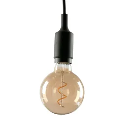 Fabrique de Styles Ampoules Et Cordons Électriques>Ampoule spirale globe e Ambre