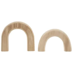 Fabrique de Styles Petits Objets Déco>Arc en bois x2 à poser - flotille Naturel