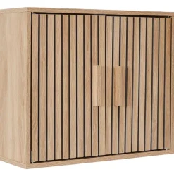 Fabrique de Styles Buffets Et Vitrines>Armoire murale 2 portes en bois 60xh50cm - Kara Marron