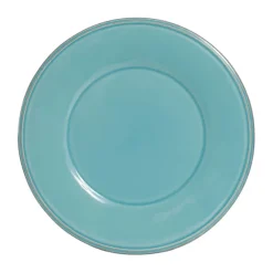 Fabrique de Styles Assiettes>Assiette à dessert en faïence d23.5cm - constance Turquoise