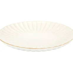 Fabrique de Styles Assiettes>Assiette à dessert en céramique d21cm - Vlora Beige