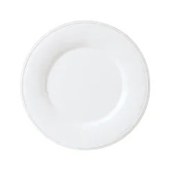 Fabrique de Styles Assiettes>Assiette à dessert en faïence he d23.5cm - constance Blanc
