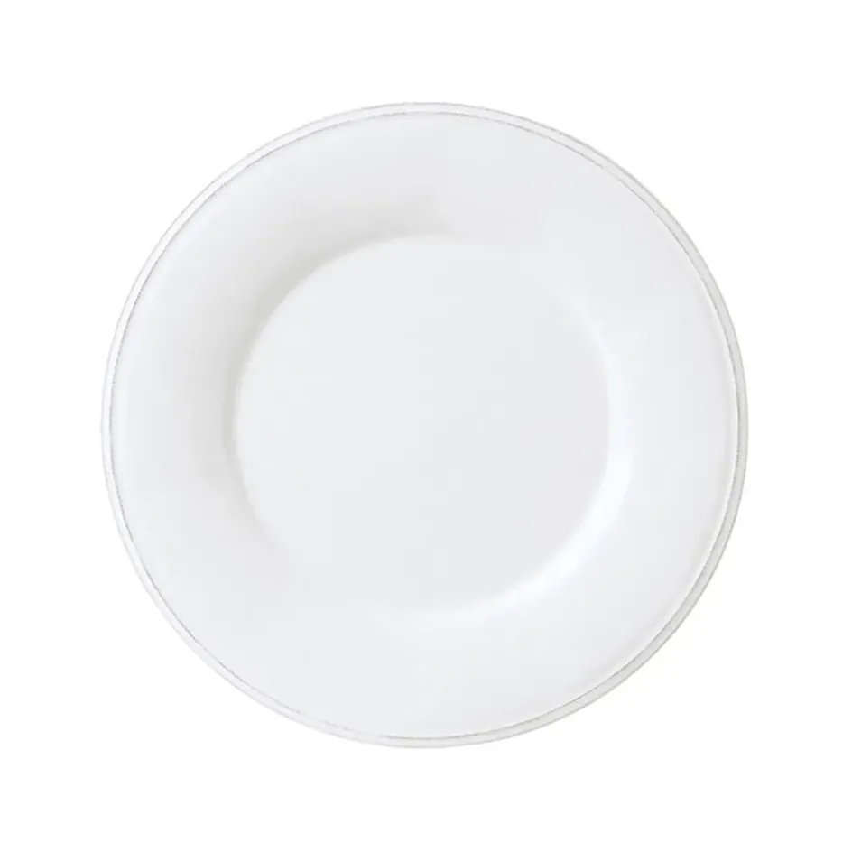 Fabrique de Styles Assiettes>Assiette à dessert en faïence he d23.5cm - constance Blanc