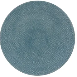 Fabrique de Styles Assiettes>Assiette à dessert en gres d21cm - vesuvio Bleu