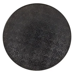 Fabrique de Styles Assiettes>Assiette à dessert en grès d20.5cm - Vesuvio Noir
