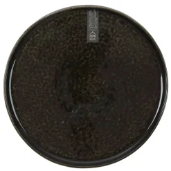 Fabrique de Styles Assiettes>Assiette à dessert en grès d20.5cm Noir