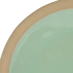Fabrique de Styles Assiettes>Assiette à dessert en grès d21.5cm - Jade Vert d'eau