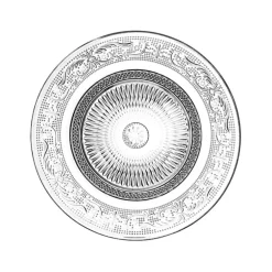 Fabrique de Styles Assiettes>Assiette à dessert en verre d17.5cm - classica Transparent
