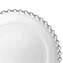 Fabrique de Styles Assiettes>Assiette à pain en verre d16cm - perloa Transparent