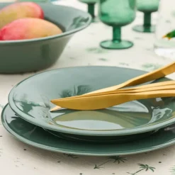 Fabrique de Styles Assiettes>Assiette à pâtes en faïence d26.5cm - Constance Romarin