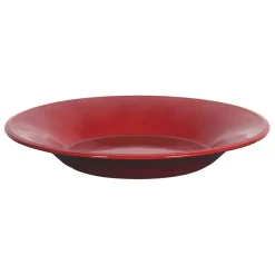 Fabrique de Styles Assiettes>Assiette à pâtes en faïence d27cm - constance Rouge