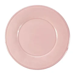 Fabrique de Styles Assiettes>Assiette a dessert en faïence rose poudré d23.5cm -constance Rose Poudre