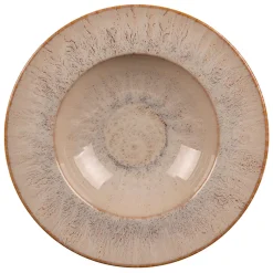 Fabrique de Styles Assiettes>Assiette calotte en grès d27cm - Akaris Beige
