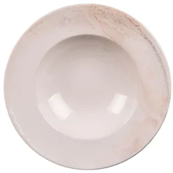Fabrique de Styles Assiettes>Assiette calotte en grès d27cm - Mojave Blanc