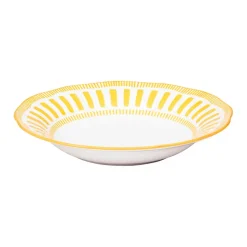 Fabrique de Styles Assiettes>Assiette calotte en porcelaine d22cm - Napoli Jaune