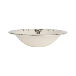 Fabrique de Styles Bols Et Coupelles>Assiette creuse en faïence d20cm - Damier Anthracite