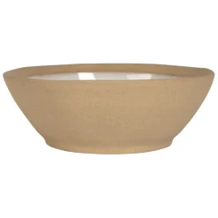 Fabrique de Styles Assiettes>Assiette creuse en grès d18cm - Jade Blanc