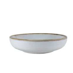 Fabrique de Styles Bols Et Coupelles>Assiette creuse en grès nacré d19cm - Nori