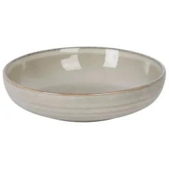 Fabrique de Styles Assiettes>Assiette creuse en grès d19cm - Nori Vert