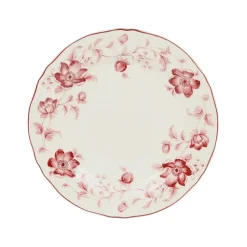 Fabrique de Styles Assiettes>Assiette de dessert en faïence d20cm - Margaux Rouge
