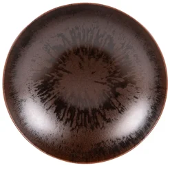 Fabrique de Styles Assiettes>Assiette de dessert en grès d21cm - Onyx Marron