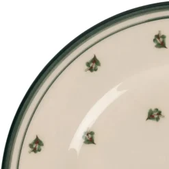 Fabrique de Styles Assiettes>Assiette dessert en faïence d22cm - Leonie Vert Foncé