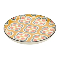 Fabrique de Styles Assiettes>Assiette dessert en grès d21cm - imany Jaune