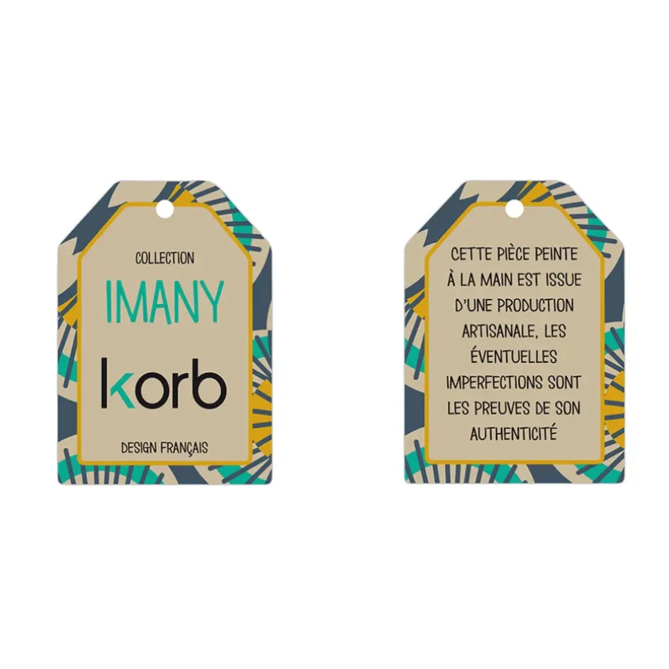 Fabrique de Styles Assiettes>Assiette dessert en grès d21cm - imany Jaune