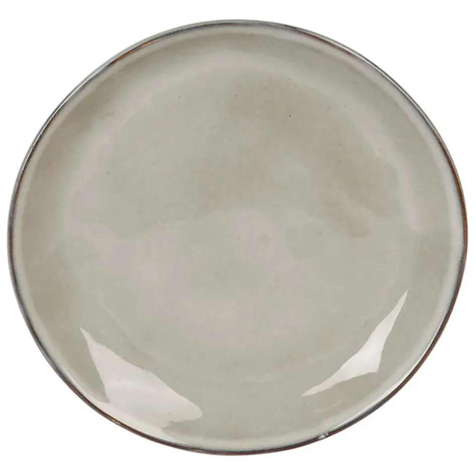 Fabrique de Styles Assiettes>Assiette dessert en grès d20 cm - Nori Vert