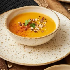 Fabrique de Styles Assiettes>Assiette plate d27.5cm en faience - lisere Beige