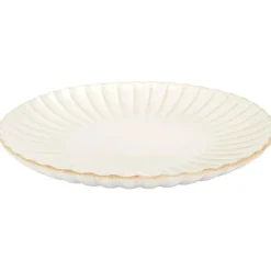 Fabrique de Styles Assiettes>Assiette plate en céramique d27cm - Vlora Beige