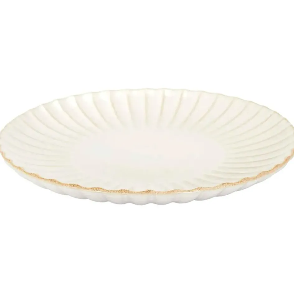 Fabrique de Styles Assiettes>Assiette plate en céramique d27cm - Vlora Beige