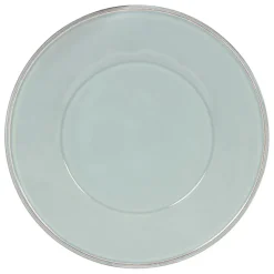 Fabrique de Styles Assiettes>Assiette plate en faïence d28.5cm - constance Vert d'eau