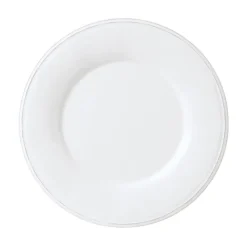 Fabrique de Styles Assiettes>Assiette plate en faïence he d28.5cm - constance Blanc