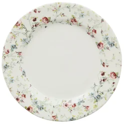 Fabrique de Styles Assiettes>Assiette plate en faïence d26cm - fleurs champs Multicolore