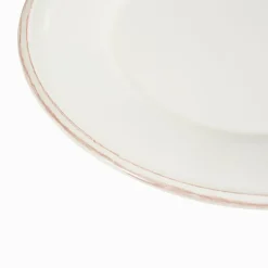 Fabrique de Styles Assiettes>Assiette plate en faïence d28.5cm - constance Ivoire