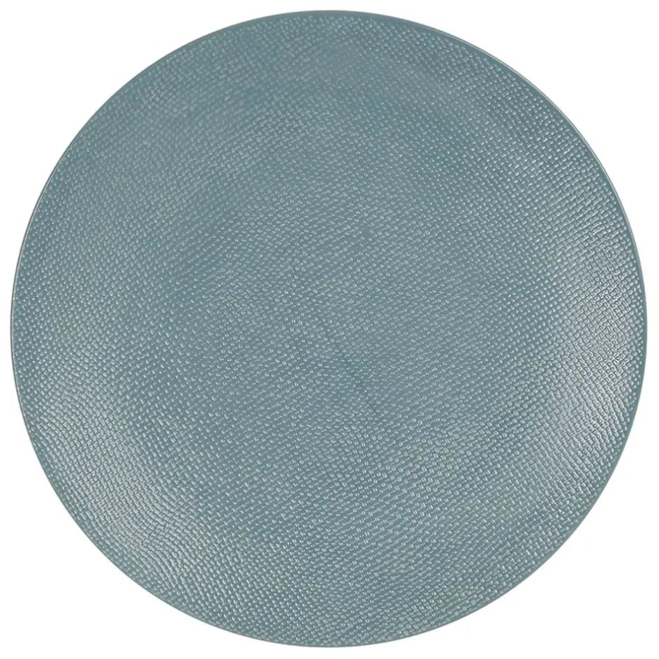 Fabrique de Styles Assiettes>Assiette plate en gres d27cm - vesuvio Bleu