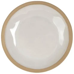 Fabrique de Styles Assiettes>Assiette plate en grès d28cm - Jade Blanc
