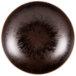 Fabrique de Styles Assiettes>Assiette plate en grès d27cm - Onyx Marron