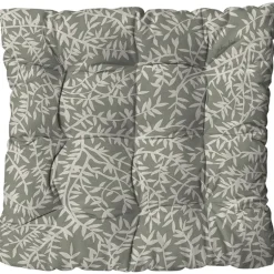 Fabrique de Styles Textiles Outdoor|Jardin>Assise extérieure matelassée en coton 46x46cm - Cueillette Vert