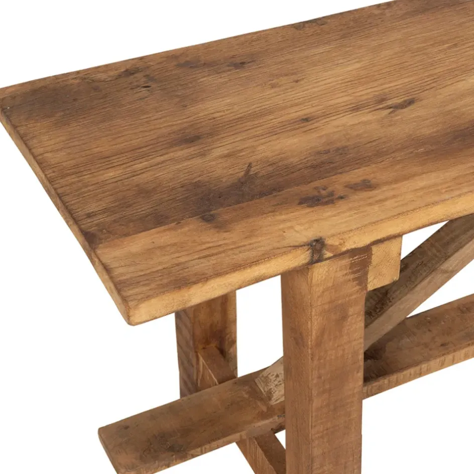 Fabrique de Styles Bancs Et Banquettes>Banc en bois recyclé - Campagne Naturel