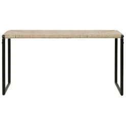 Fabrique de Styles Bancs Et Banquettes>Banc en jute naturel et fer noir - madeira Naturel, Noir