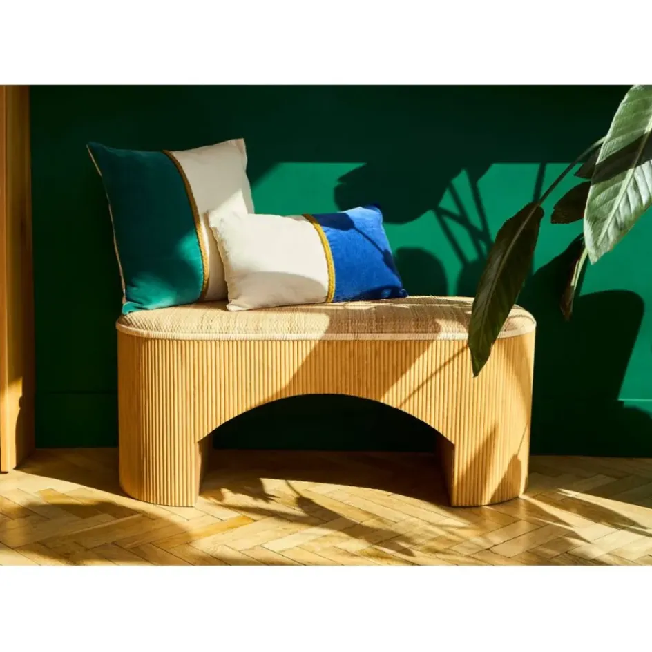 Fabrique de Styles Bancs Et Banquettes>Banc en rotin et bambou - Tamba Naturel