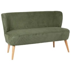 Fabrique de Styles Bancs Et Banquettes>Banquette 2 places en velours côtelé - Eleonor Kaki