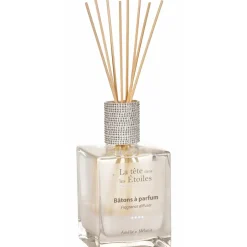 Fabrique de Styles Bouquets Parfumés>Baton à parfum poivre rose, rose, musc noir 400ml - La tête dans les étoiles Argent